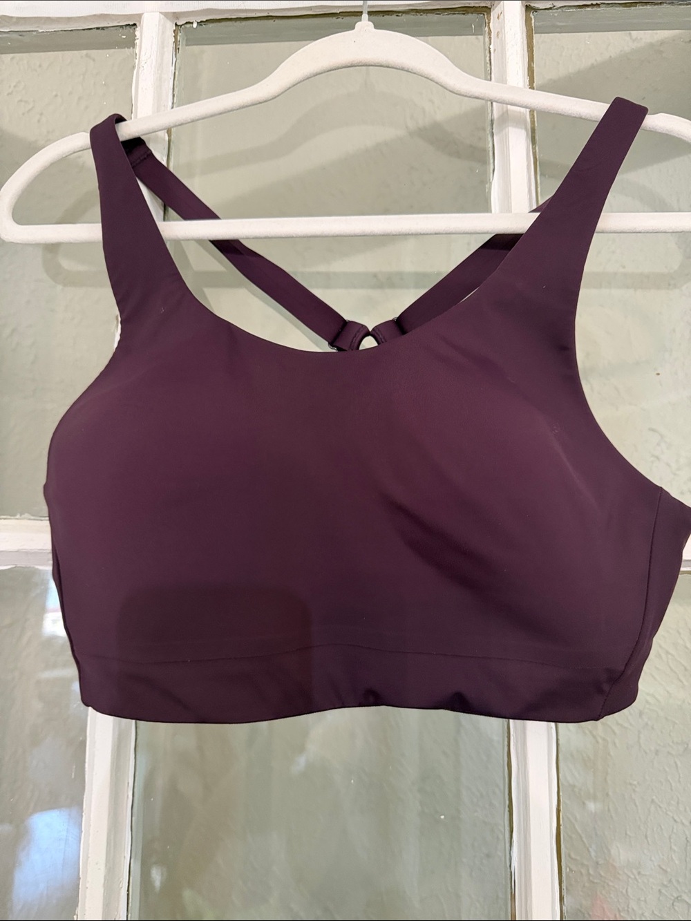 Athleta 34C Women's Seamless Support Bralette - Deep Plum